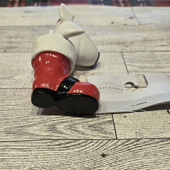 2024 Target Bullseye Bull Terrier Santa Boot Christmas Tree Ornament Wondershop - Picture 5 of 5